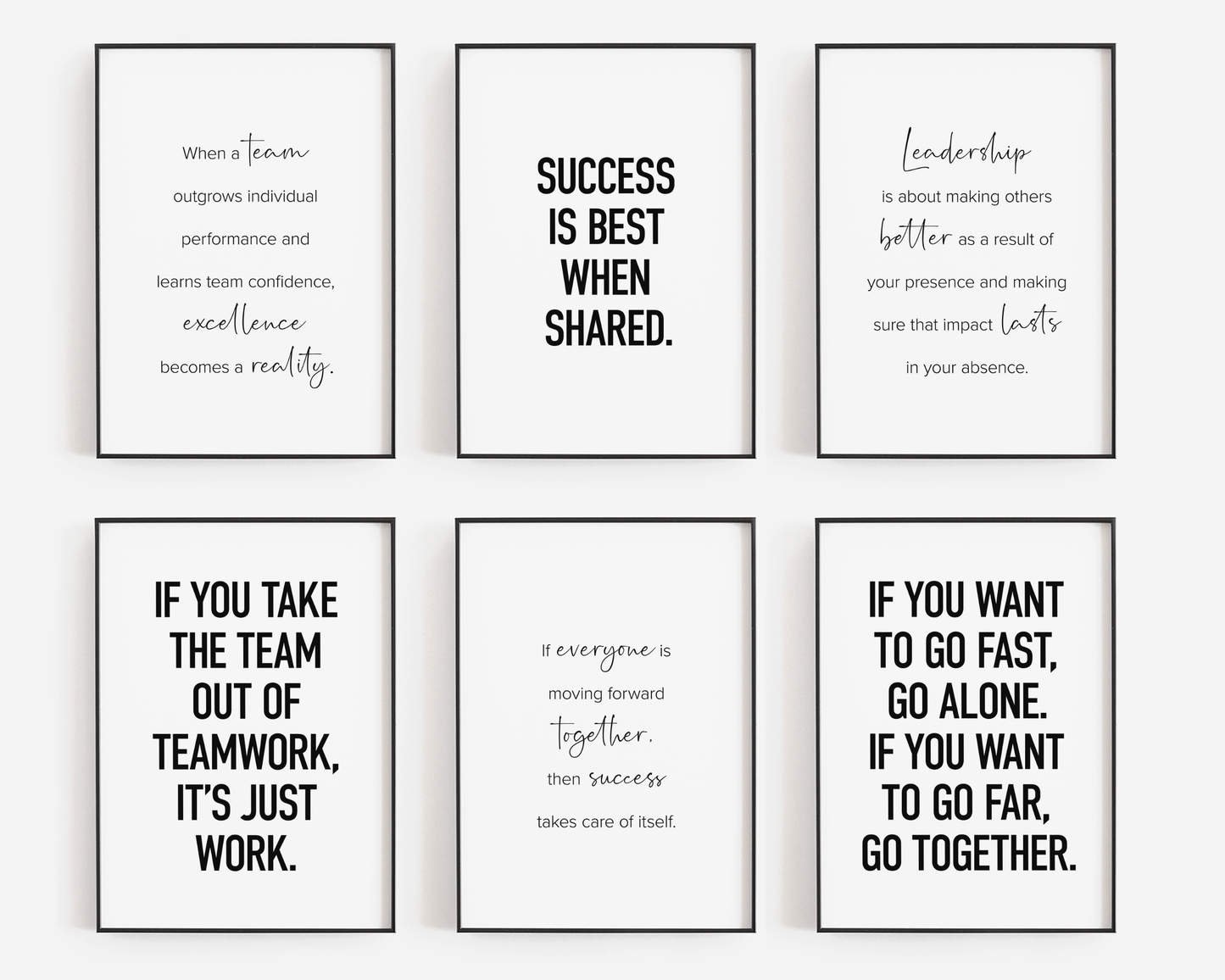 Teamwork Set 12A