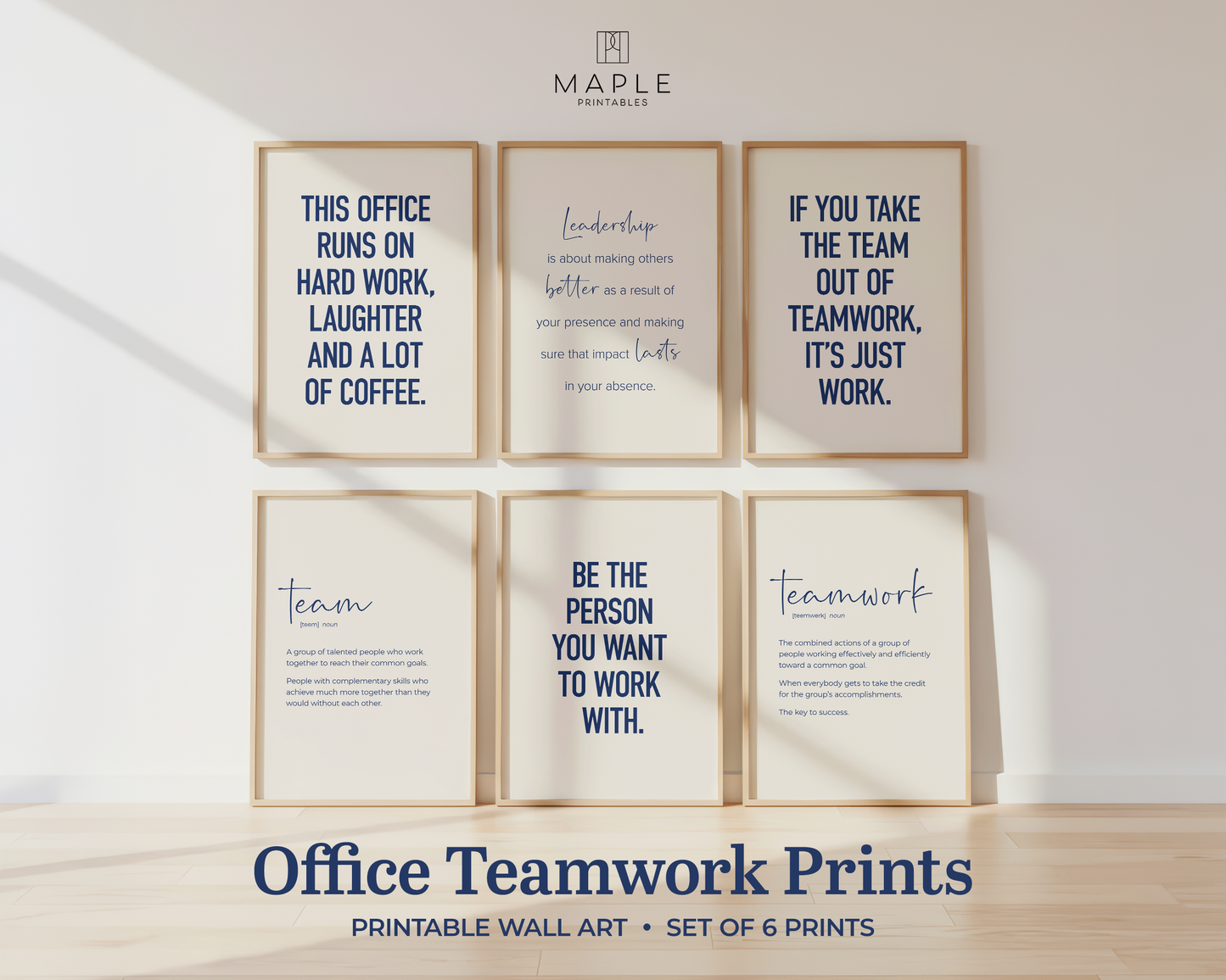 Teamwork Set 6A - Beige & Blue