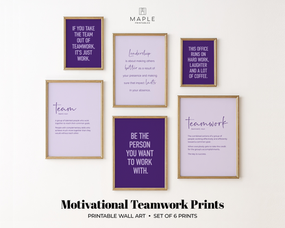 Teamwork Set 6A - Purple