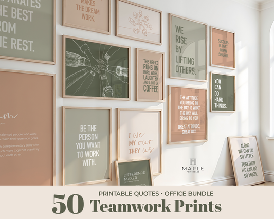 Motivational Teamwork 50A - Earth Tones