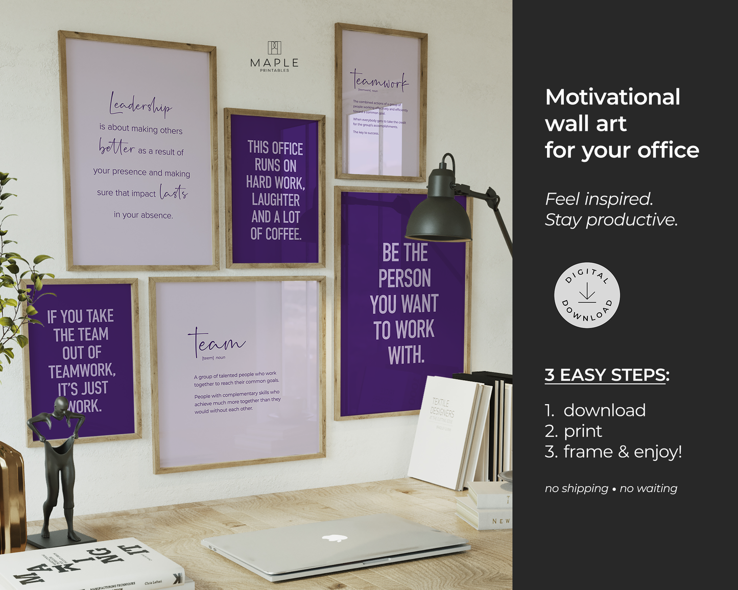 Teamwork Set 6A - Purple