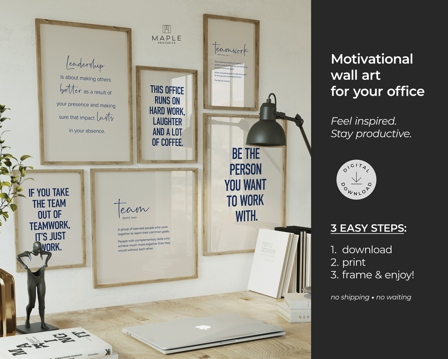 Teamwork Set 6A - Beige & Blue