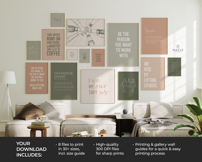 Motivational Teamwork 50A - Earth Tones