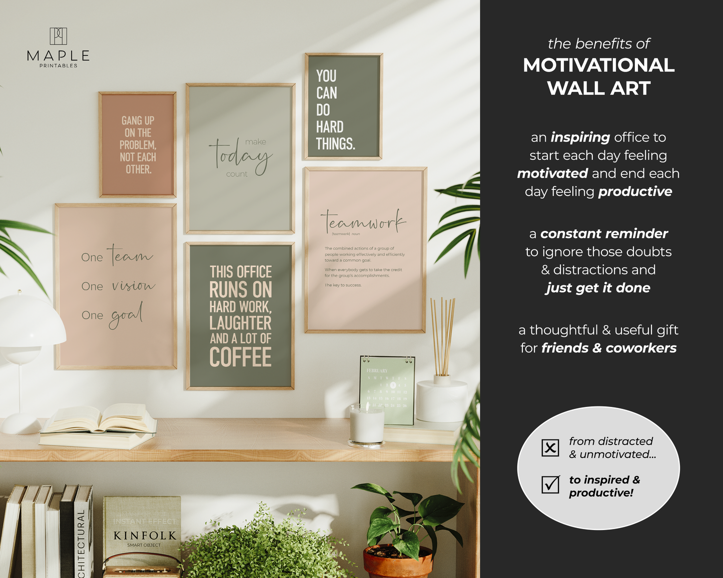 Motivational Teamwork 50A - Earth Tones
