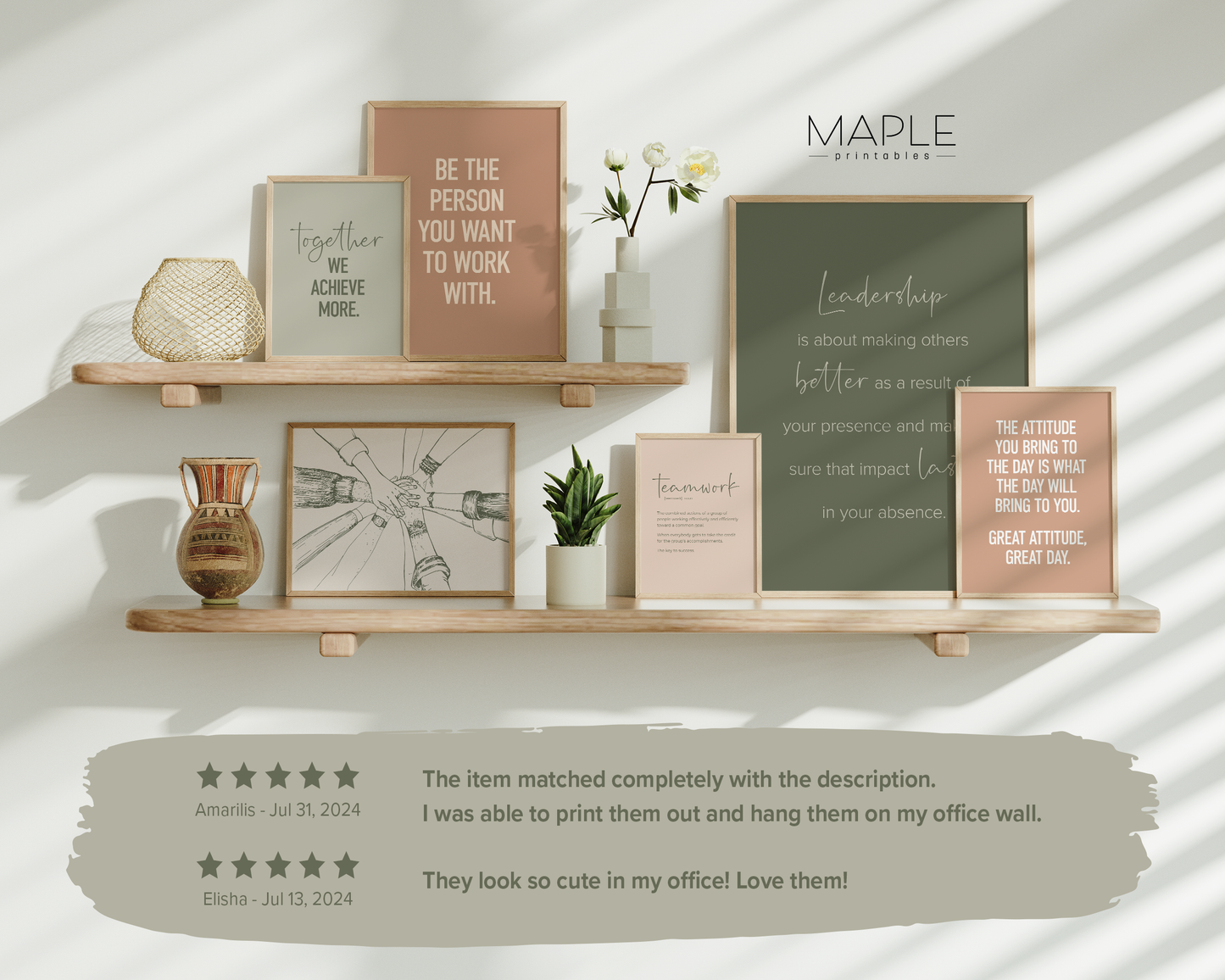 Motivational Teamwork 50A - Earth Tones