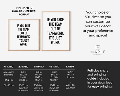 If You Take The Team Out Of Teamwork