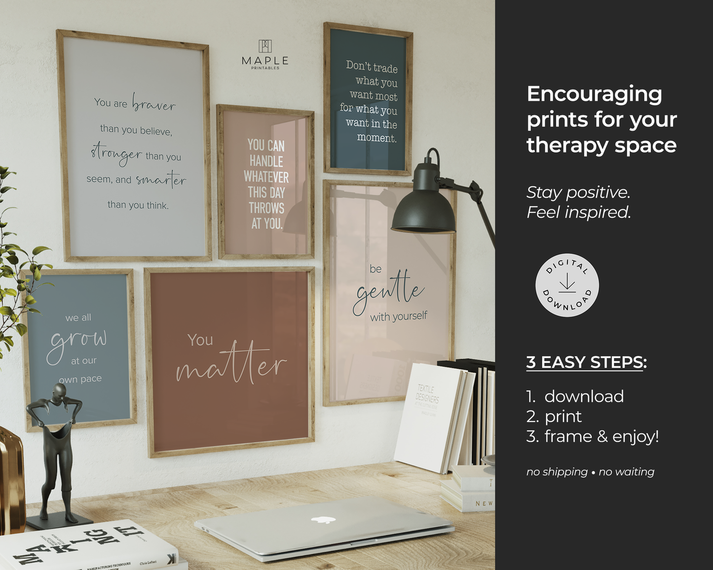 Therapy Bundle 50A - Teal & Tan
