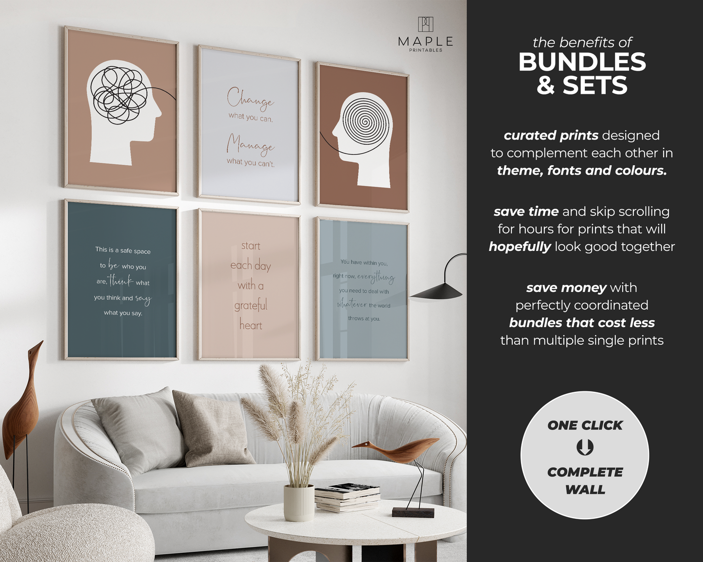 Therapy Bundle 50A - Teal & Tan