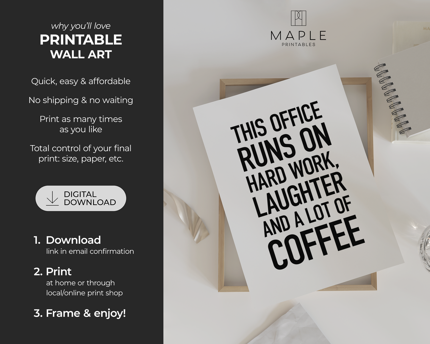 This Office Runs on Hard Work, Laughter and Coffee