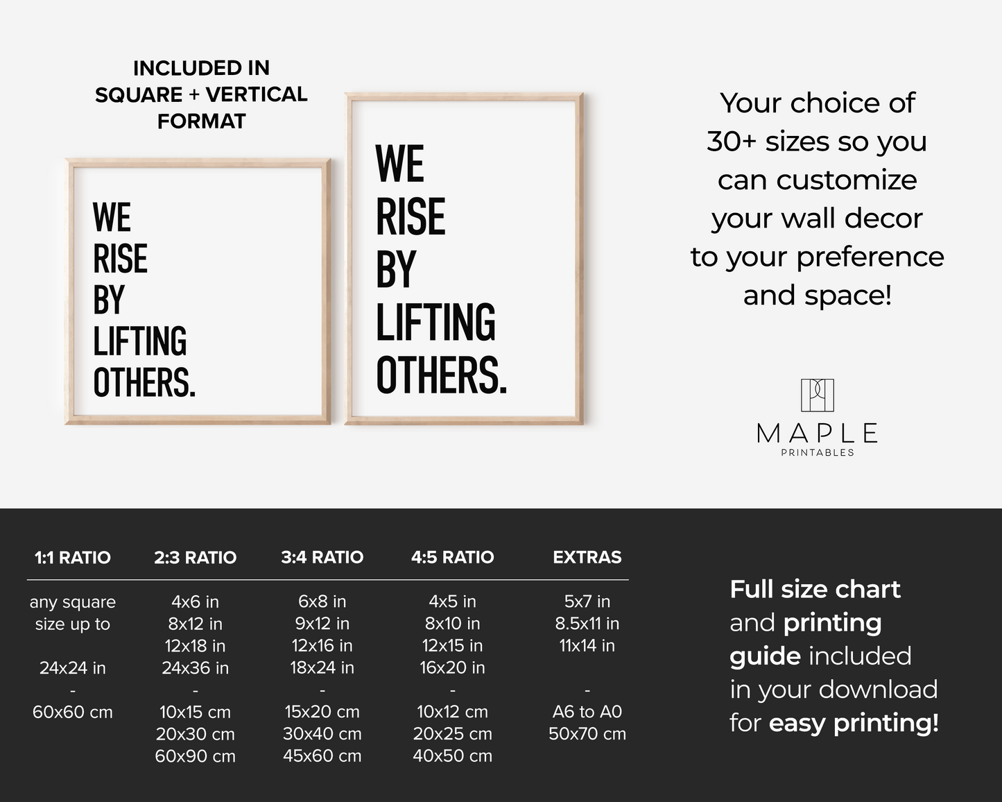 We Rise By Lifting Others