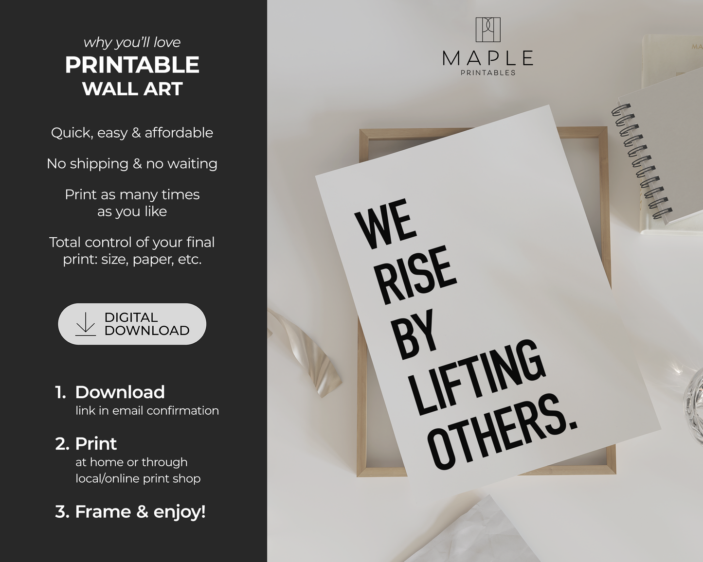 We Rise By Lifting Others