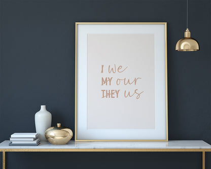Team Office Decor, Set of 6 PRINTABLES, Teamwork Quote, Motivational Wall Art, Work Motivation Poster, Desk Decor Women, Earth Tones Art